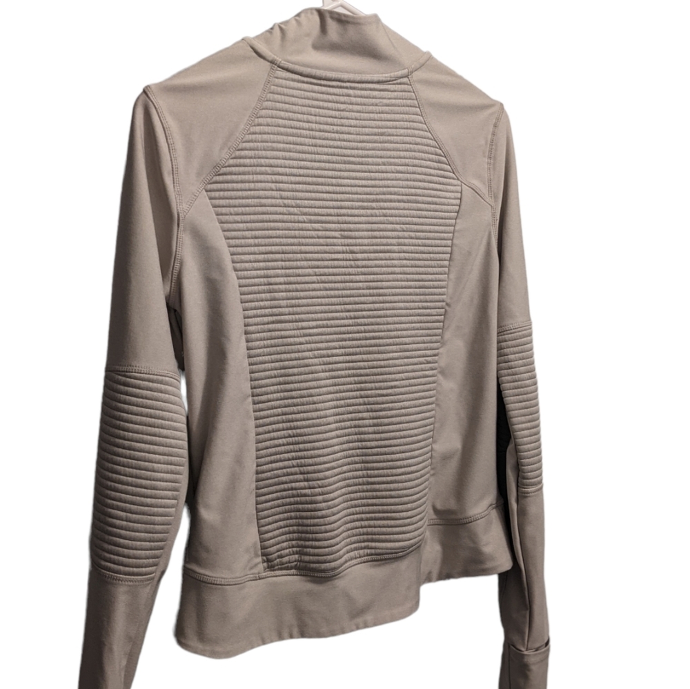 Mondetta Gray Zip Up with Thumbholes S - Picture 2 of 2